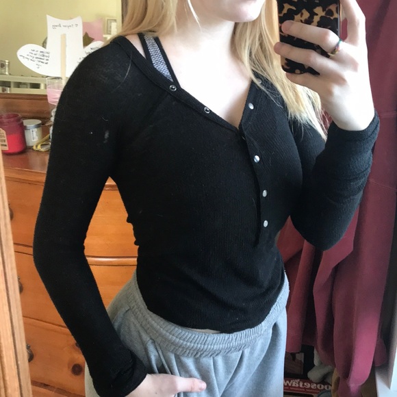 urban outfitters tight knit longsleeve - Picture 1 of 1